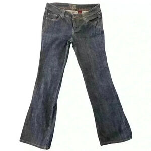 Zana Di Women's Size 13 Blue Bootcut Leg Dark Wash Cotton Spandex Blend Jeans